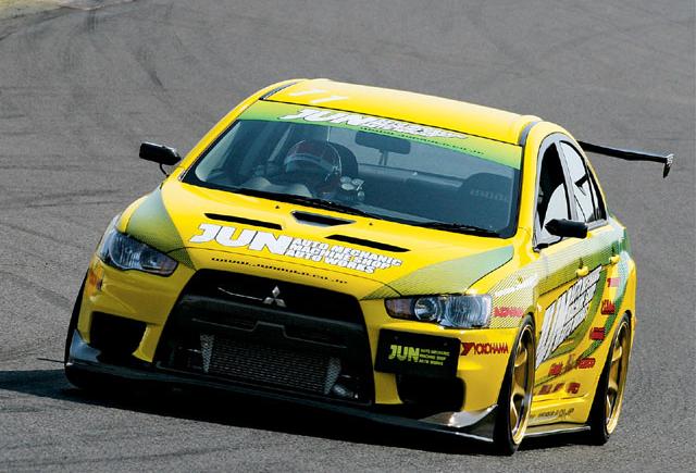 When the guys at JUN got their hands on the Mitsubishi Evo X 