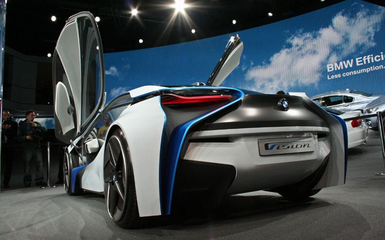 The concept study BMW Vision EfficientDynamics represents the future of 