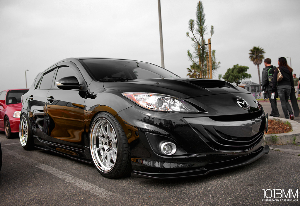 Nicely done up Civic Coupe slammed on super sexy TE37 SL rims