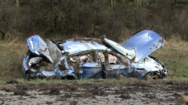 F10 bmw m5 crashes on the autobahn #5