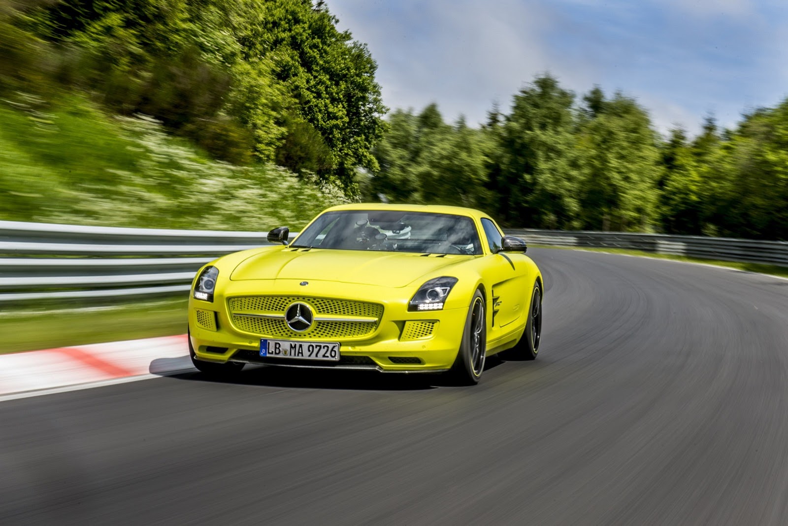 Mercedes sls amg gullwing electric drive #7