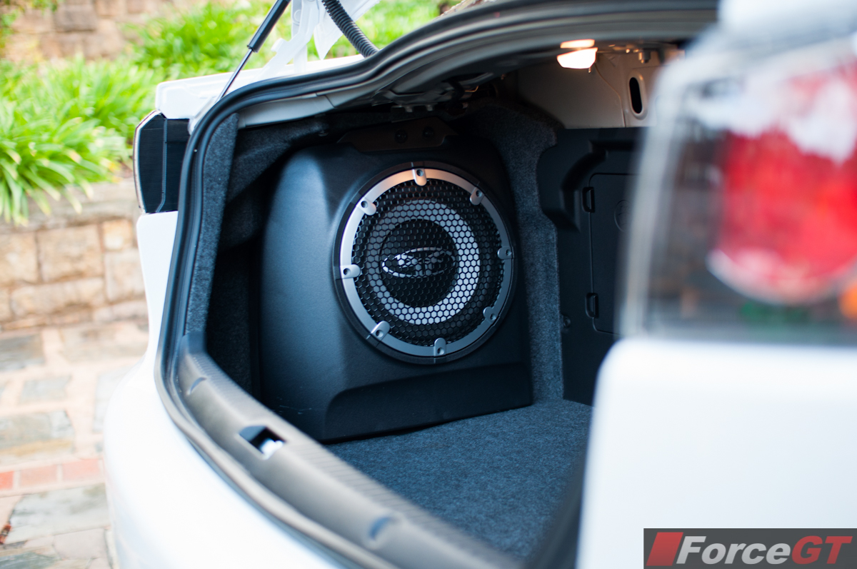 2014 Mitsubishi Lancer Evolution Rockford Fosgate Subwoofer