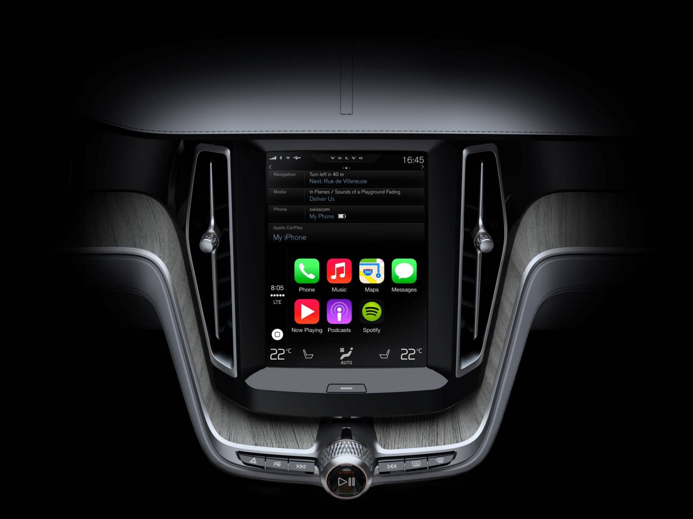 Volvo Cars News XC90 to debut Volvo's Apple CarPlay