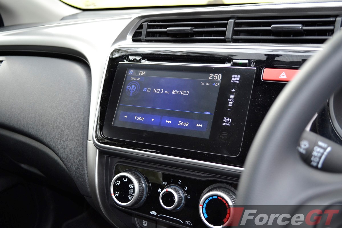 Audio system in honda city