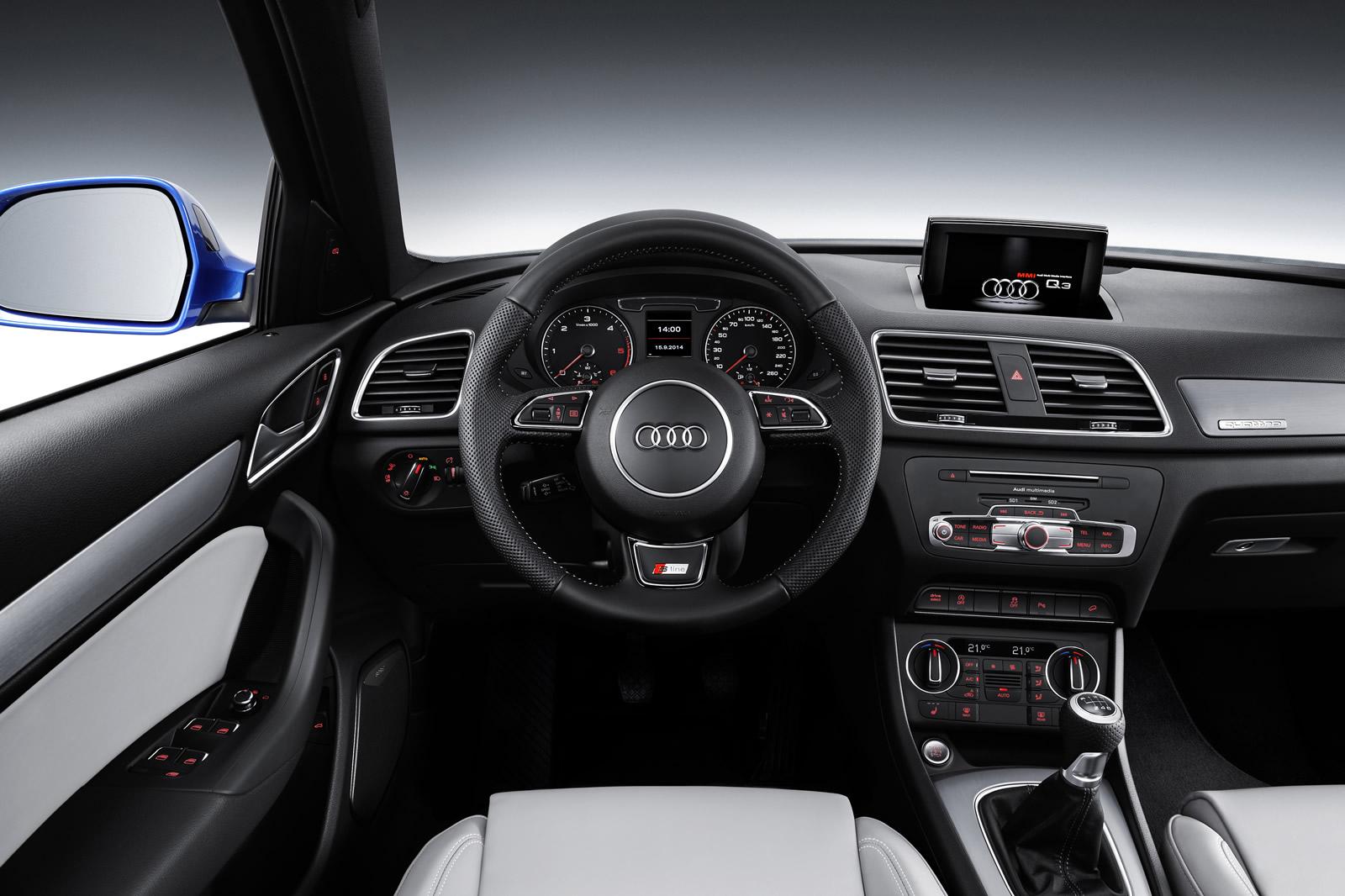 2015 Audi Q3 facelift S line dashboard1