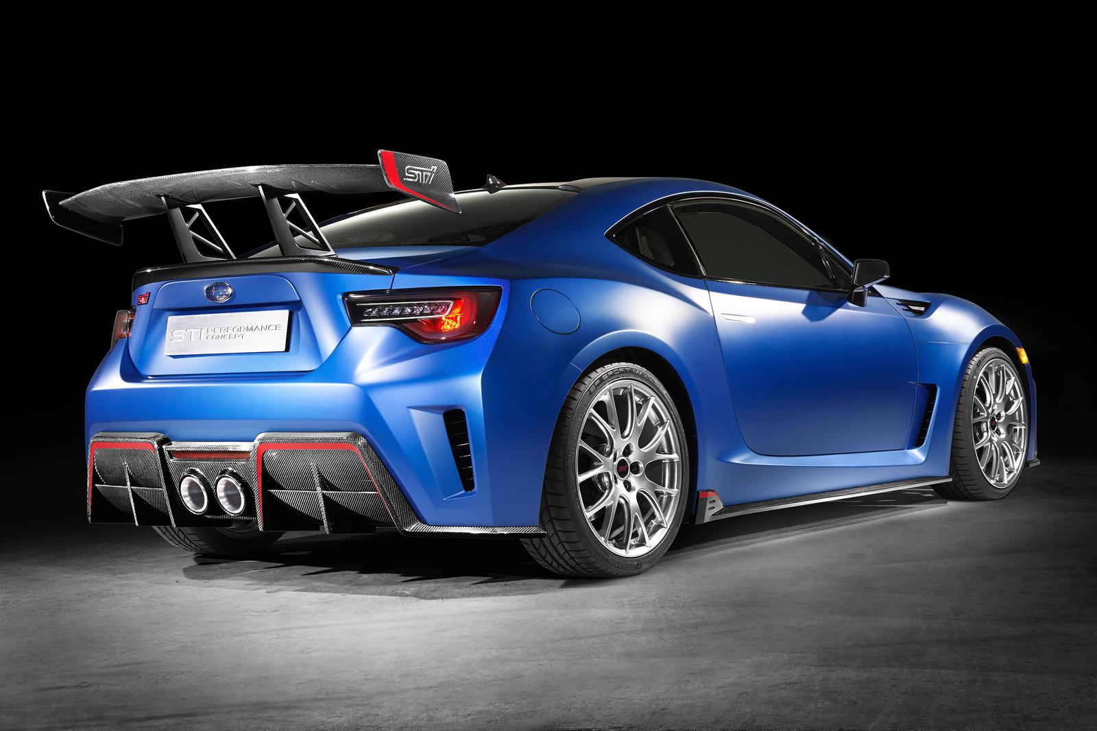Subaru Cars News Sti Performance Concept Bows In At New York Although The Prospect Of A Properly Ful Brz Is Tantalizing Subaru Hasn T Dropped Any Hints About Producing Car For M Consumption