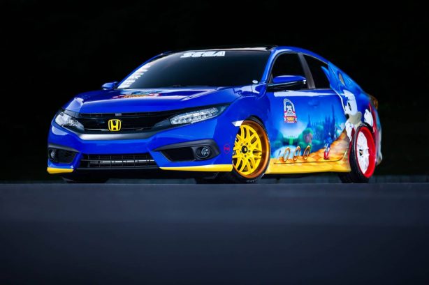 Honda Debuts Custom-Designed “Sonic Civic” at Comic-Con; Joins “Sonic the Hedgehog™” and SEGA® in Celebrating the Iconic Game's 25th Anniversary
