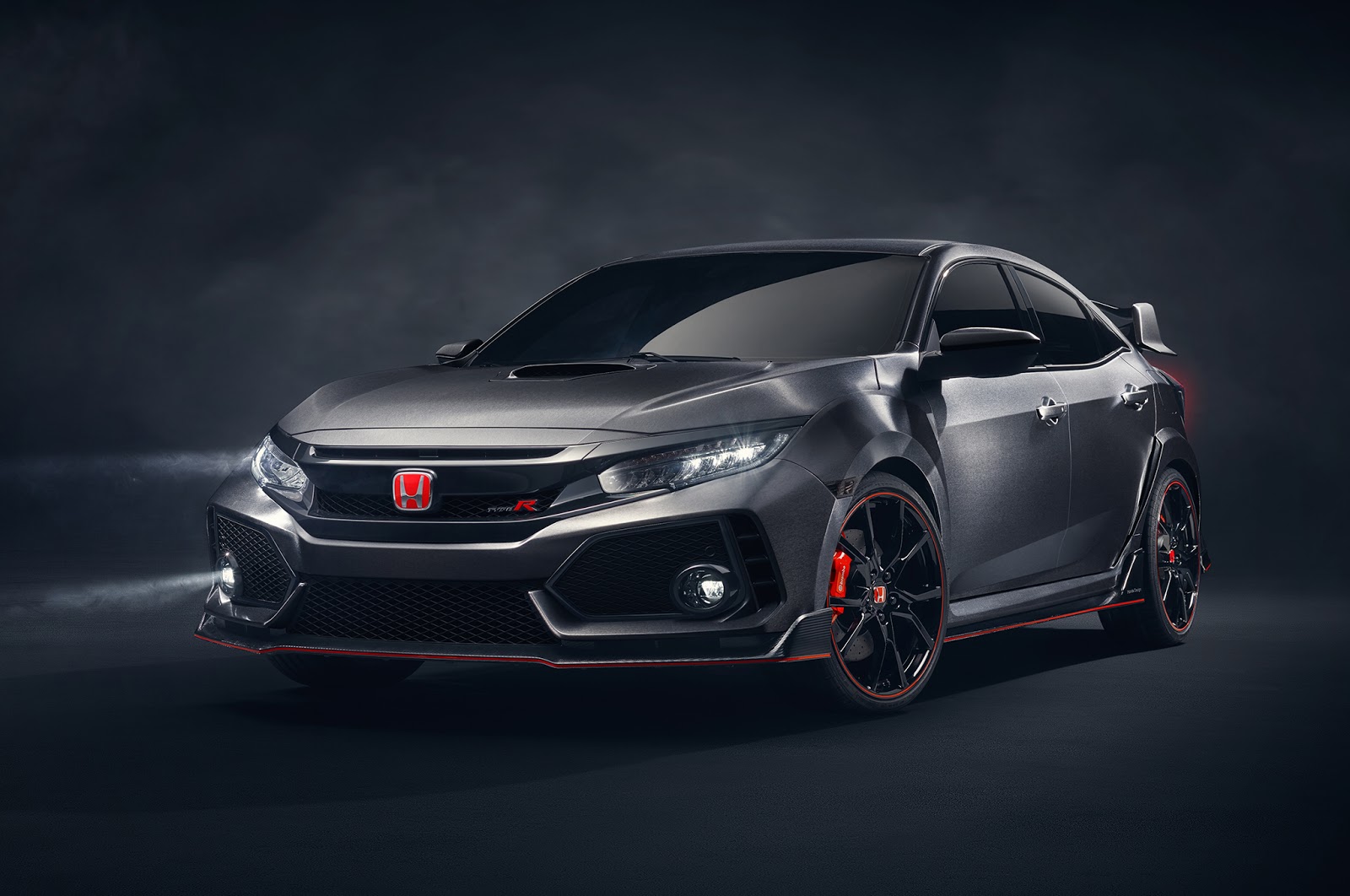 2017 honda civic type r concept front quarter