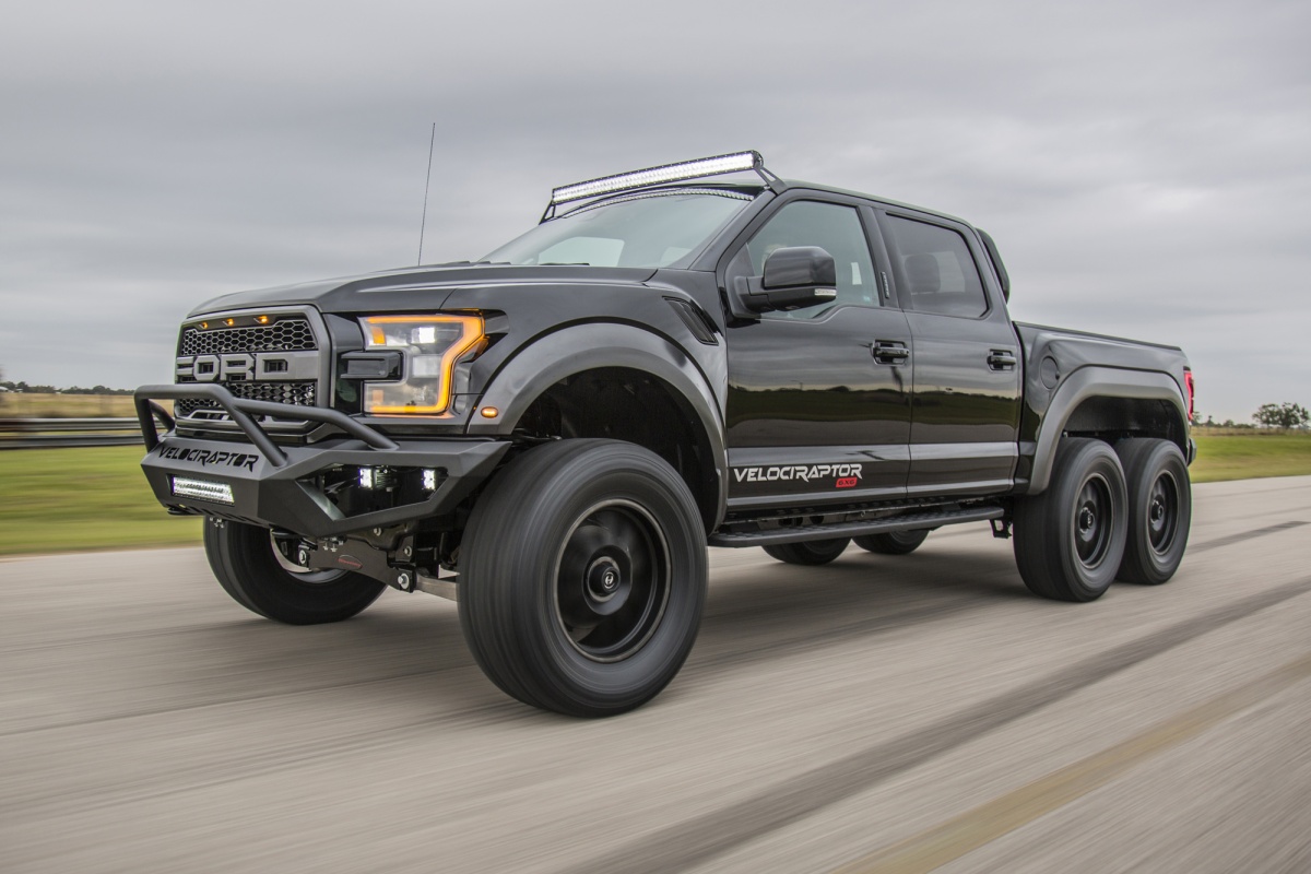 Hennessey VelociRaptor 6x6 is pure aggression on wheels ...
