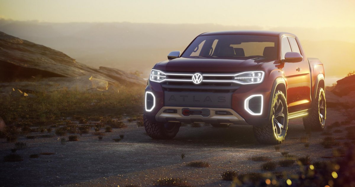 Volkswagen unveils Atlas Tanoak concept - next Amarok ...