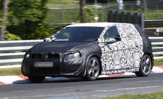 vw mk7 golf gti spy pic