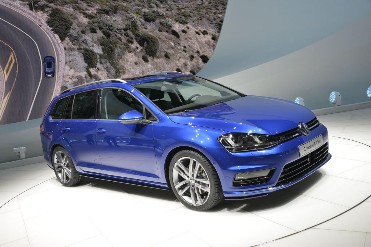 Volkswagen Cars - News: Mk7 Golf Wagon R-Line Concept
