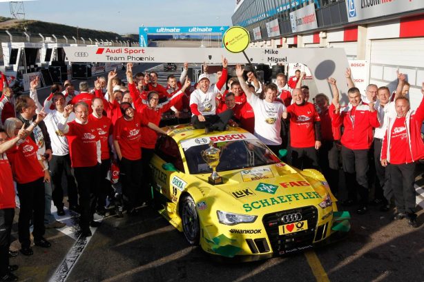 Audi Cars - Mike Rockenfeller wins 2013 DTM Championship