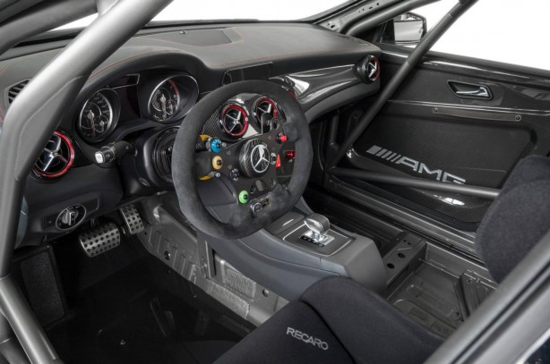 Mercedes-Benz CLA 45 AMG Racing Series interior dashboard