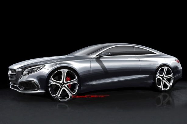 Mercedes-Benz S-Class Coupe concept sketch
