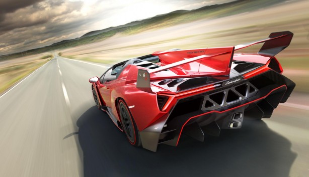 Lamborghini Veneno Roadster rear