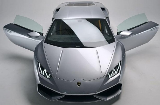 2015 Lamborghini Huracan grey front