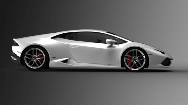 2015 Lamborghini Huracan white side
