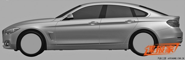 BMW 4 Series Gran Coupe patent image side