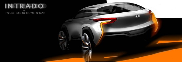 Hyundai Intrado Concept sketch