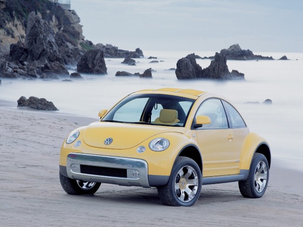 2000 Volkswagen Beetle Dune Desert concept front quarter