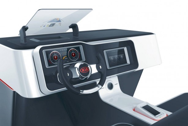 Kia User-centred Driver Concept (UCD) cutaway