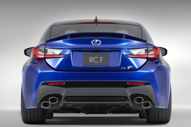 Lexus-RC-F-rear-profile