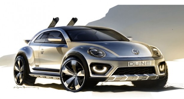 Volkswagen Beetle Dune concept sketch