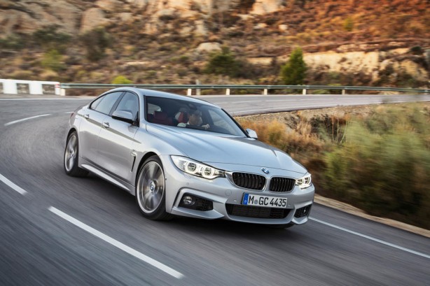 BMW 4-Series Grand Coupe front quarter rolling-1