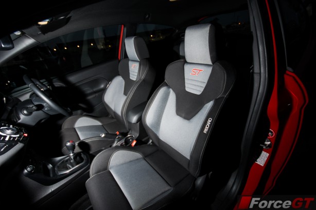 2014 Ford Fiesta ST Recaro front seats
