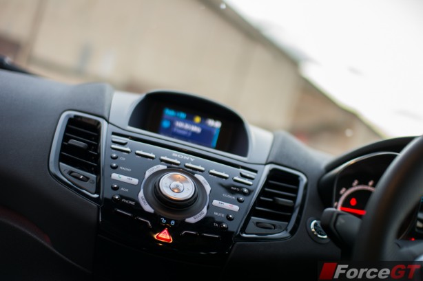 2014 Ford Fiesta ST infotainment system