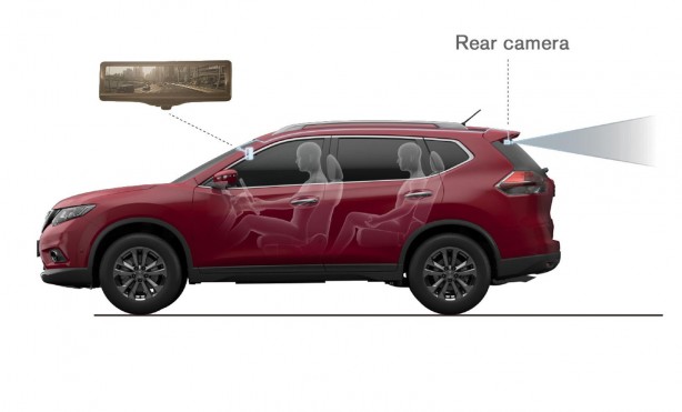 Nissan X-Trail Smart Rear View Mirror