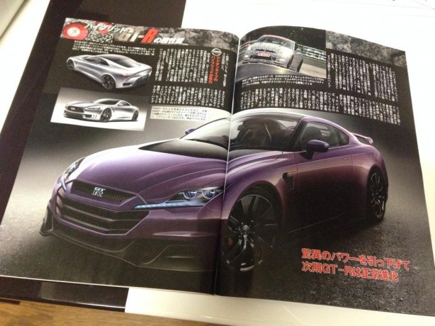 R36 Nissan GT-R Japenese magazine render