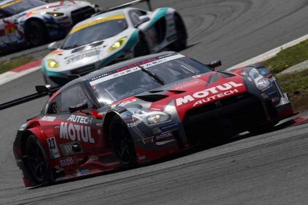 Nissan GT-R GT500 at the 2014 Super GT Championship