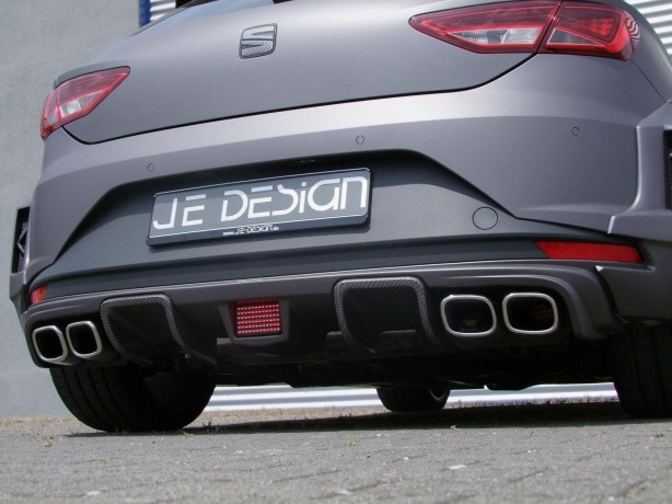 JE Design tuned SEAT Leon Cupra rear diffuser