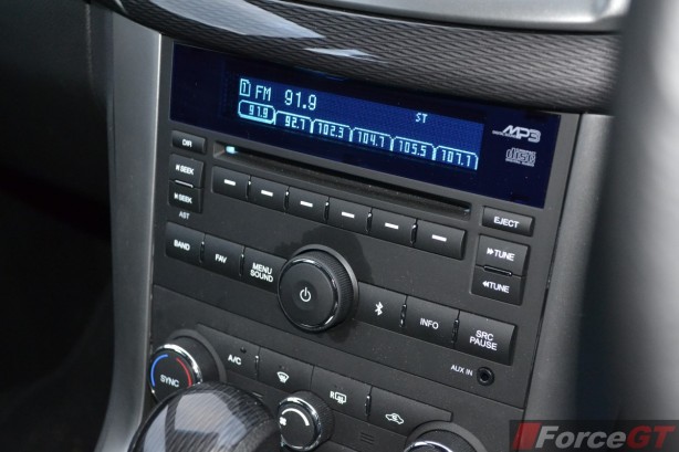 2014 Holden Captiva 7 audio display