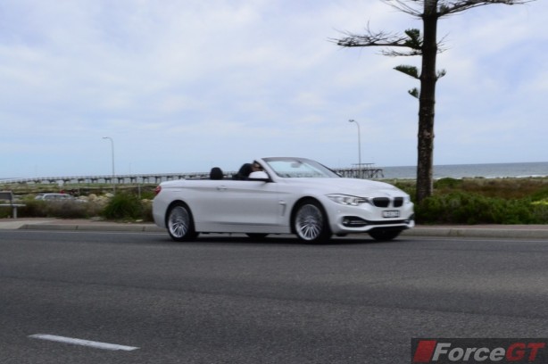 2014 BMW 4 Series Convertible front quarter rolling