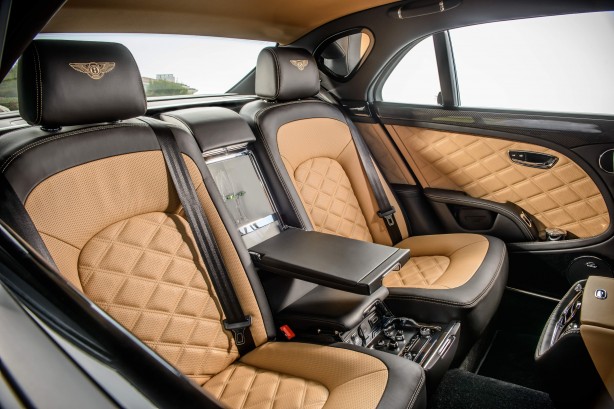 Bentley Mulsanne Speed rear seats