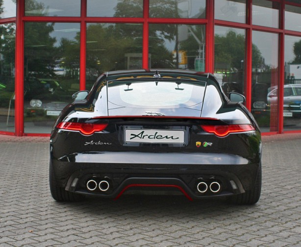 Jaguar F-Type tuned by Arden rear