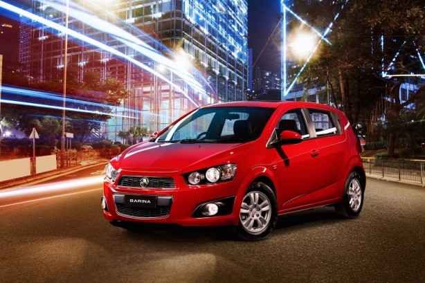 Holden Barina 'Trio' Pack front quarter