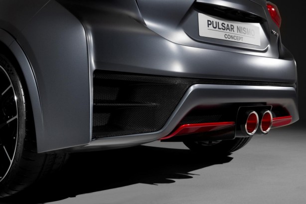 Nissan Pulsar Nismo concept rear diffuser