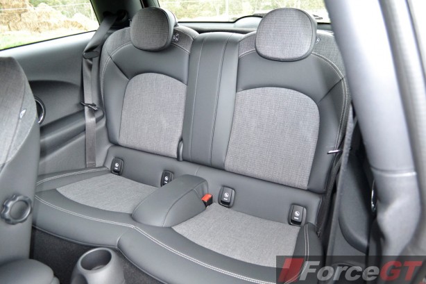 2014 MINI Cooper S rear seats