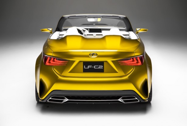 Lexus LF-C2 Roadster concept rear