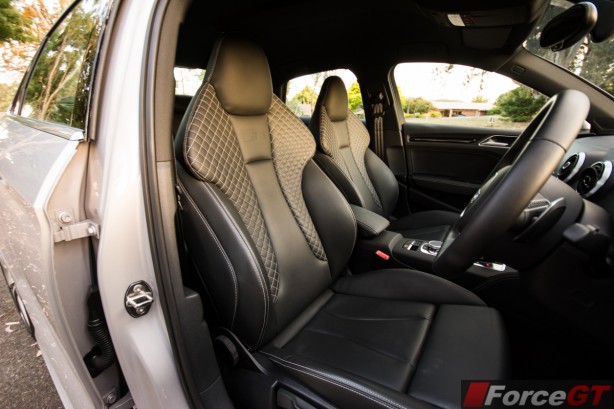 2014 Audi S3 Sedan front sports seats