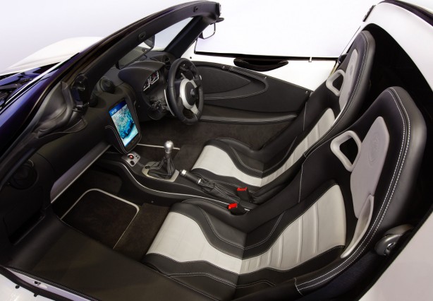 Detroit Electric SP01 electric sports car interior