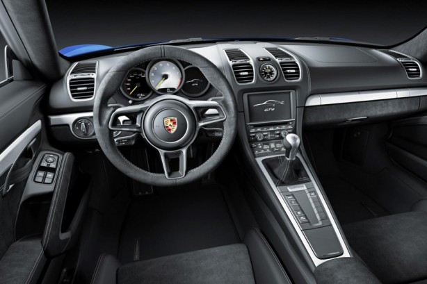 Porsche Cayman GT4 interior