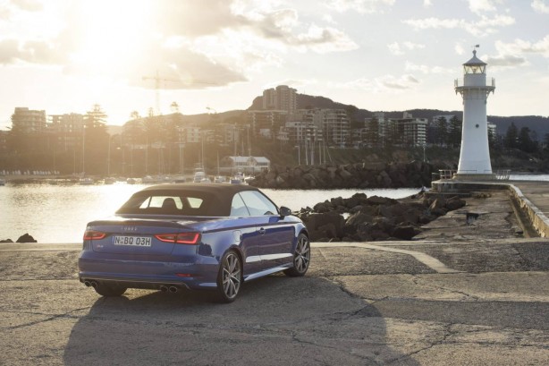 2015 Audi S3 Cabriolet rear roof up
