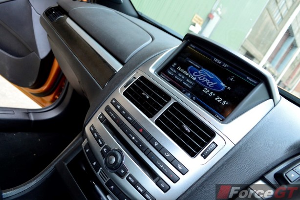 2015 Ford Falcon XR8 8-inch SYNC2 infotainment system