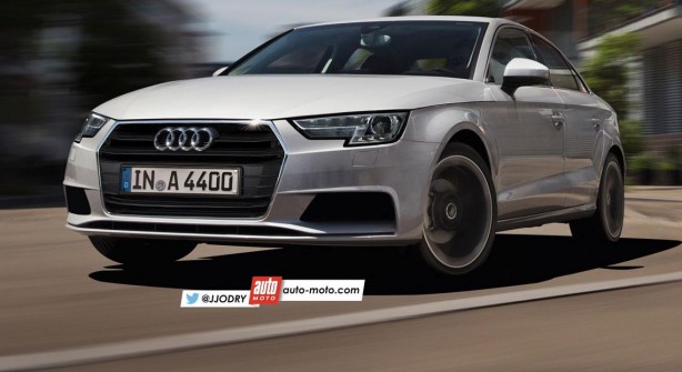 2016 Audi A4 render front
