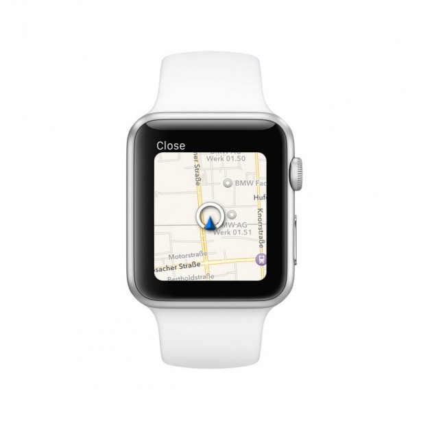 BMW i Remote App for Apple Watch navigation